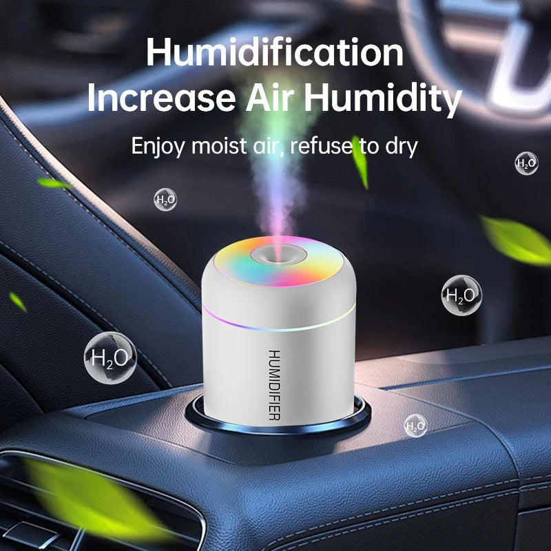 180ML Mini USB Air Humidifier Aroma Diffuser for Home & Car