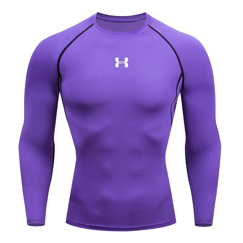 Men's Running Compression Long Sleeve Tee