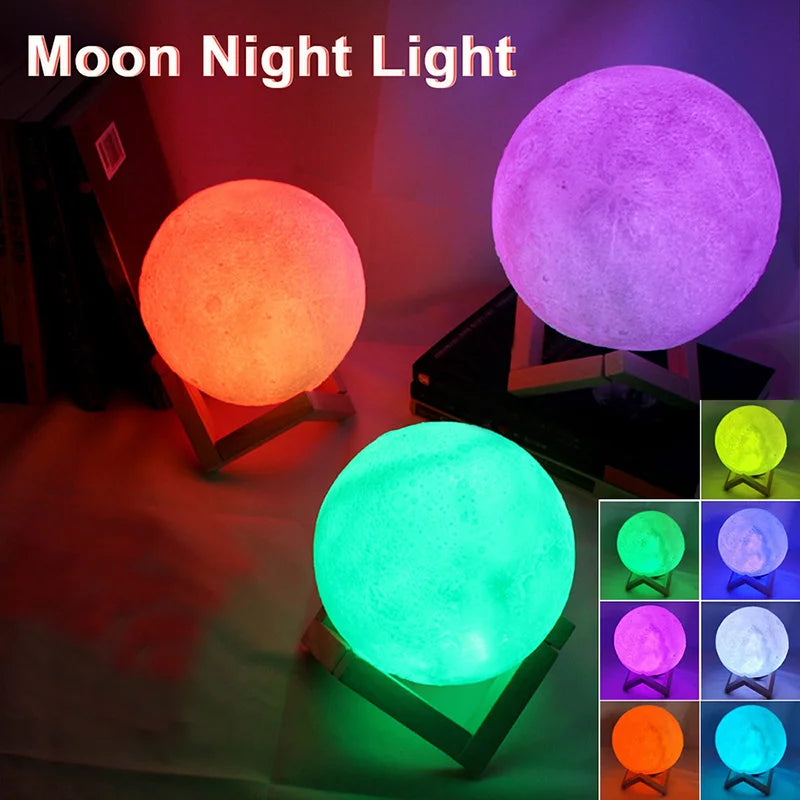 LED Moon Night Light - Perfect Kids Gift & Decor