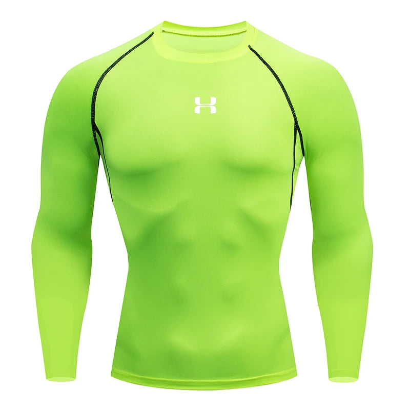 Men's Running Compression Long Sleeve Tee