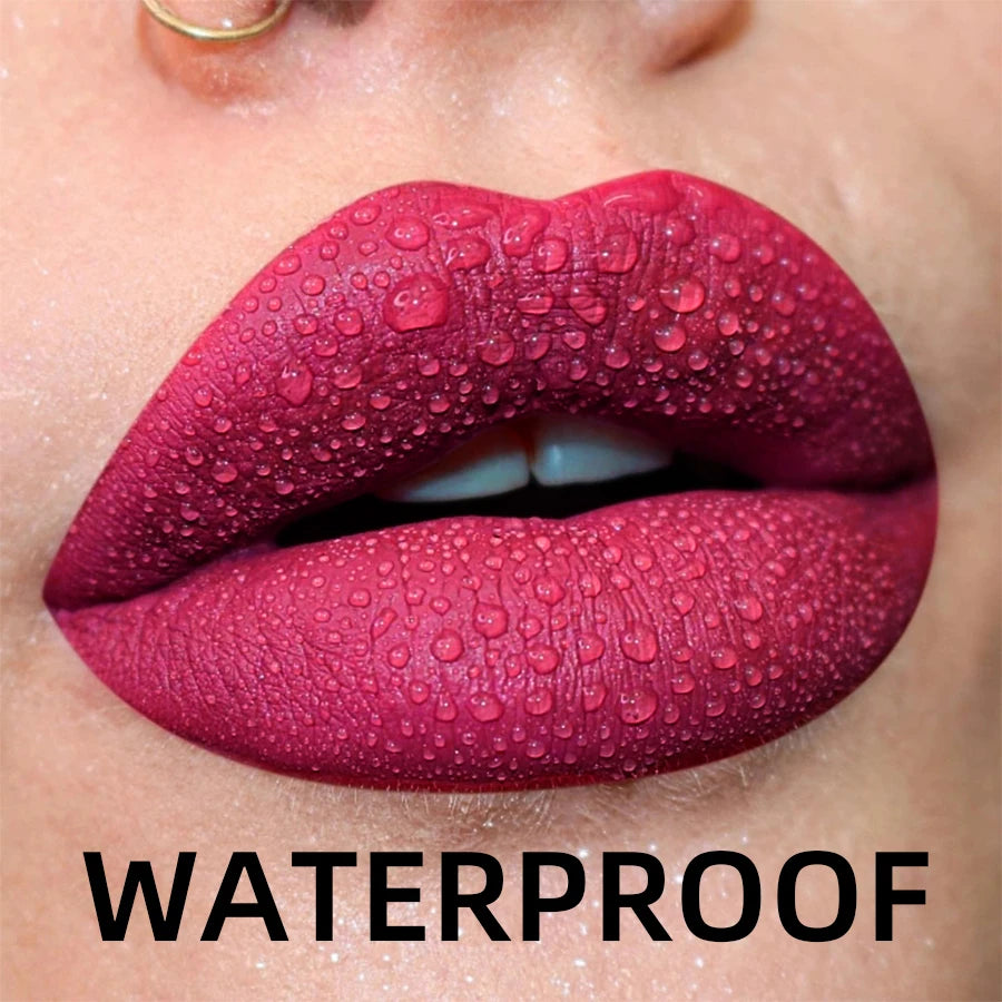 19 Colors Waterproof Matte Lip Gloss | Hydrating Lipstick