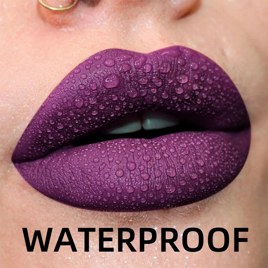 19 Colors Waterproof Matte Lip Gloss | Hydrating Lipstick