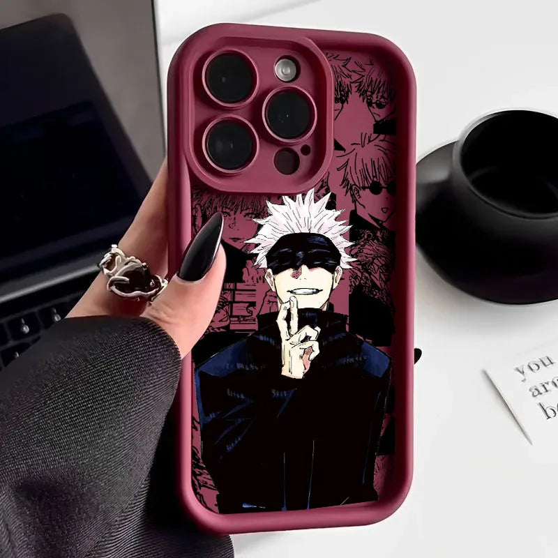 Silicone iPhone 17 Pro Max Anime Case - Jujutsu Kaisen
