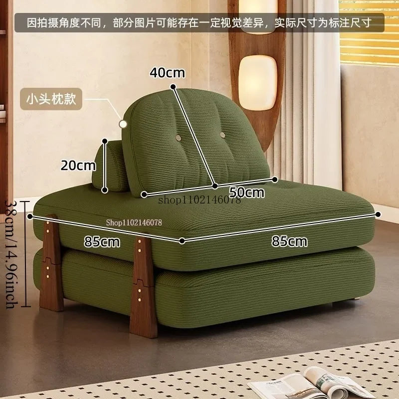 Modular Fabric Sofa Bed for Small Apartments