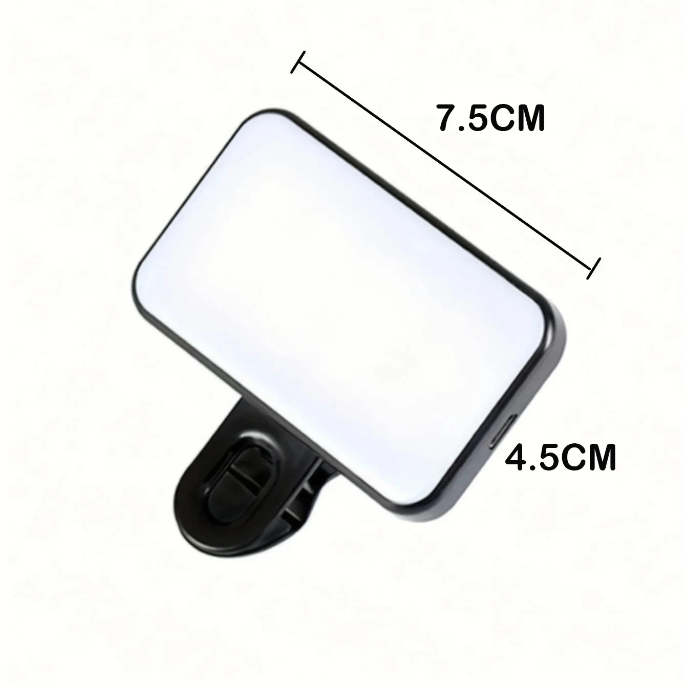 Mini Selfie Fill Light with Rechargeable 3 Modes