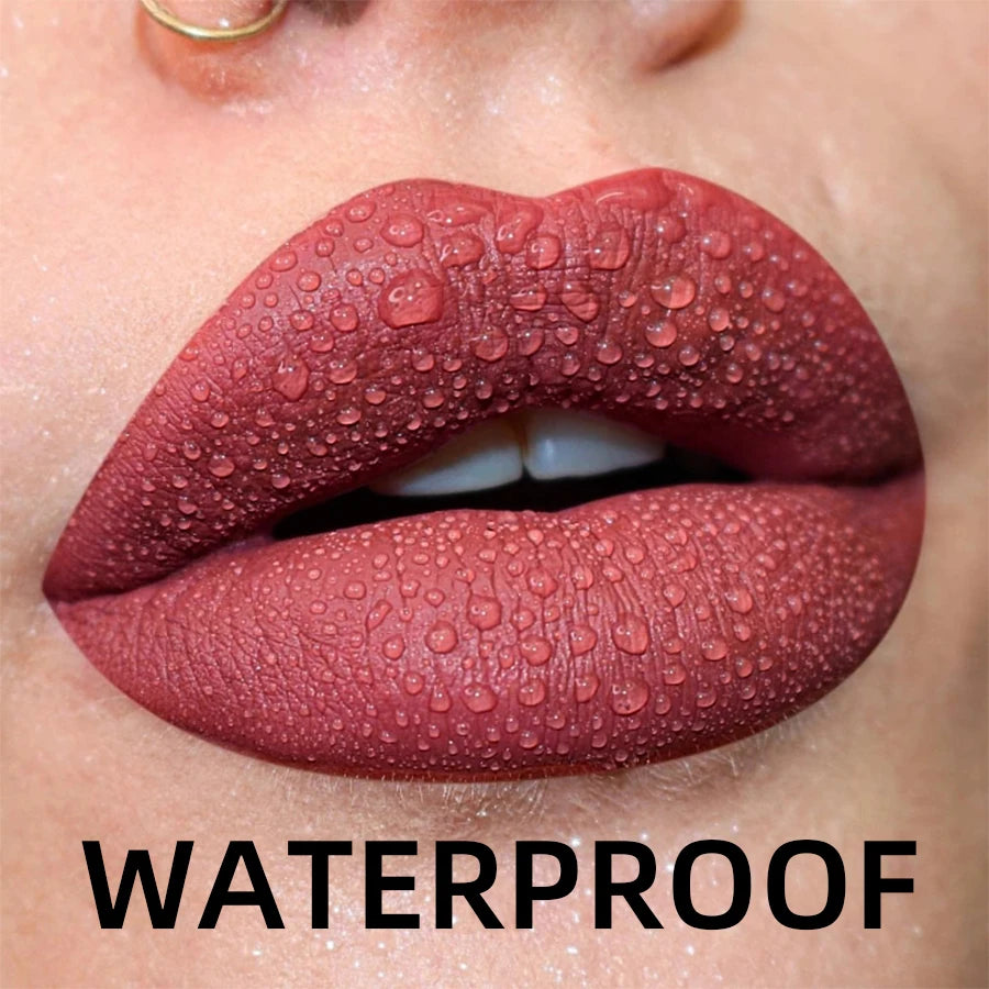 19 Colors Waterproof Matte Lip Gloss | Hydrating Lipstick