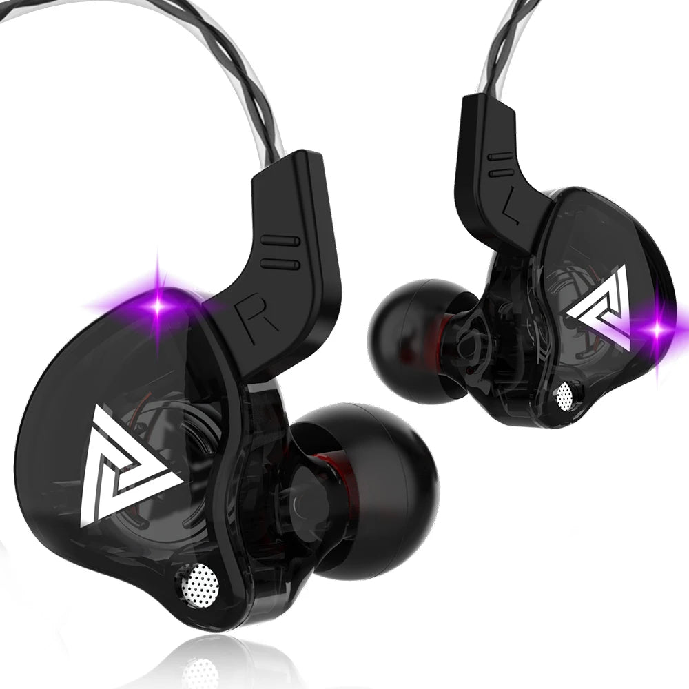 QKZ AK6 Earphones - Dynamic Driver with Mic & HIFI Sound