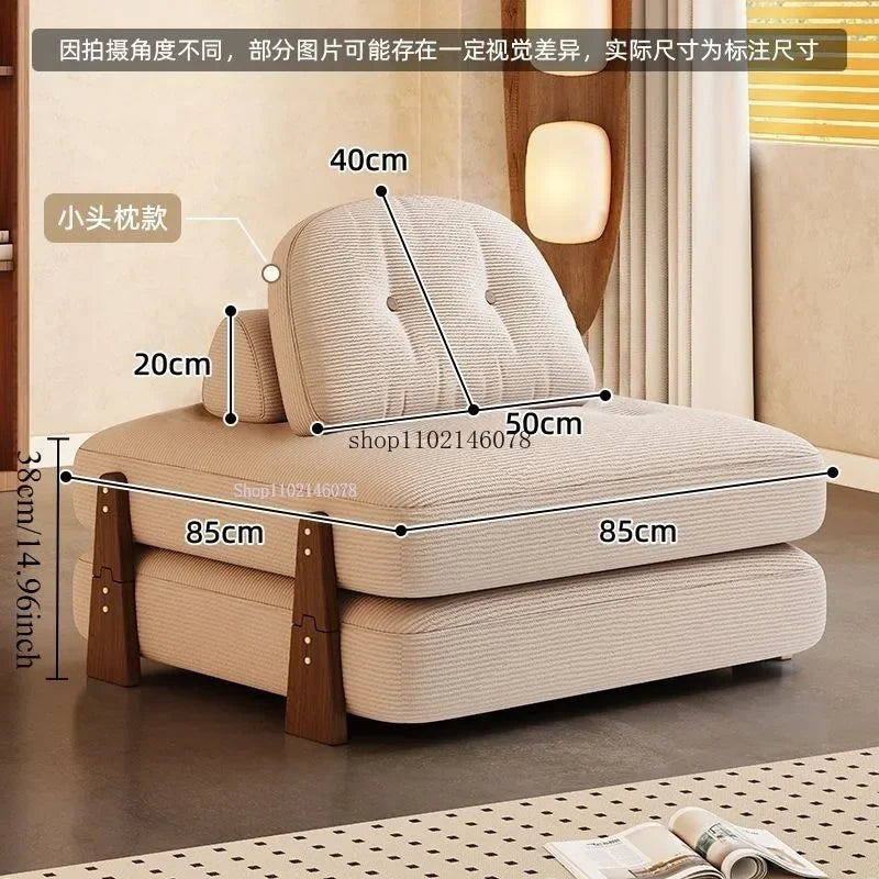 Modular Fabric Sofa Bed for Small Apartments