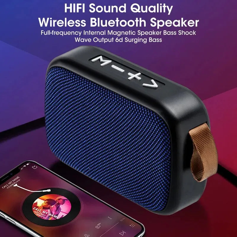 Portable Bluetooth Speaker with Card and FM Radio