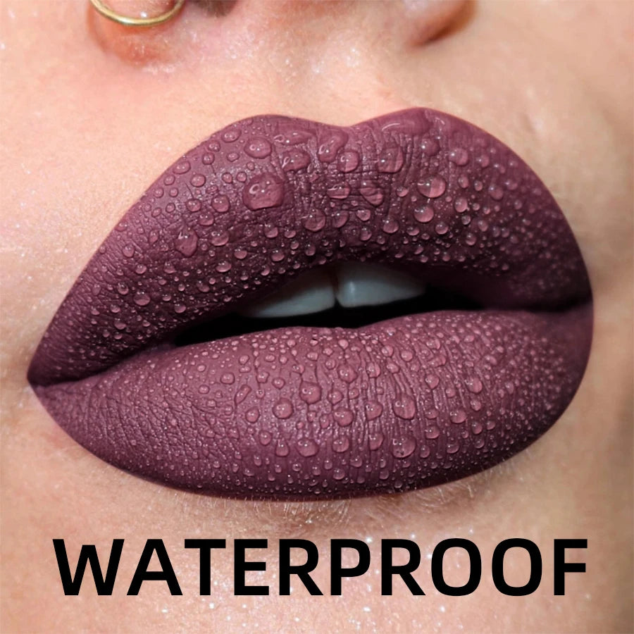 19 Colors Waterproof Matte Lip Gloss | Hydrating Lipstick