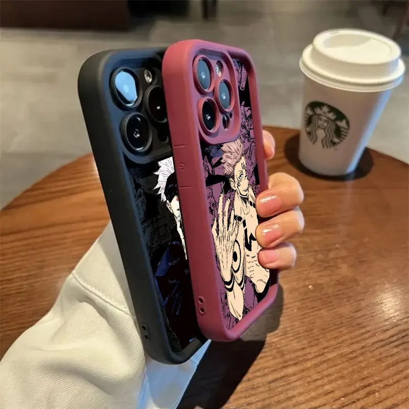 Silicone iPhone 17 Pro Max Anime Case - Jujutsu Kaisen