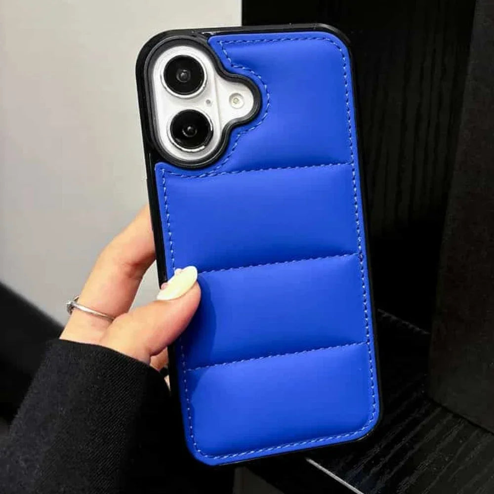 Shockproof Puffer Phone Case for iPhone 16 Series