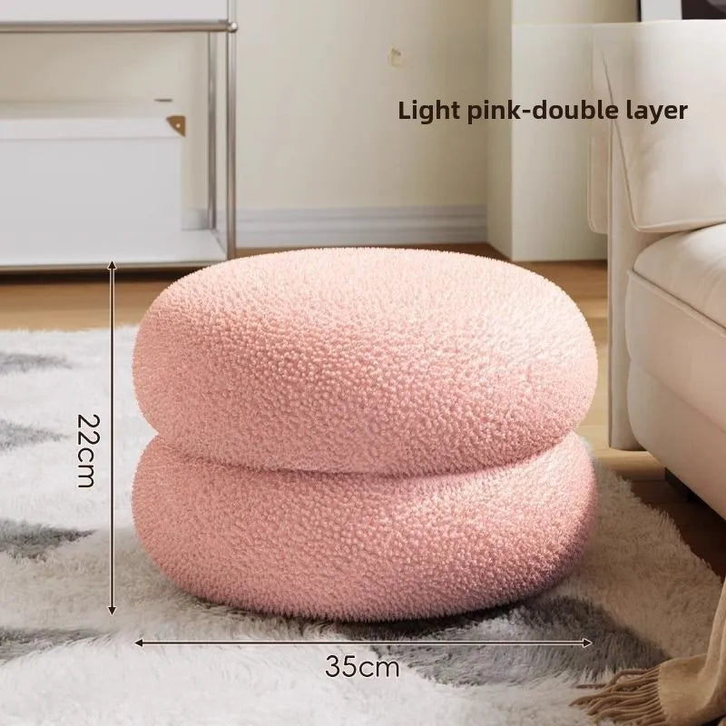 Cloud Lazy Sofa with Lamb Fleece Fabric