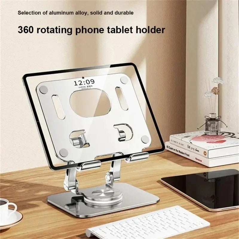360 Rotating Foldable Phone Holder for Tablets and Phones