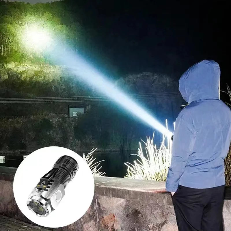 Rechargeable LED Flashlight for Outdoor & Long Range
