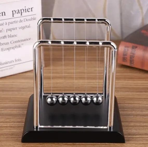 Newton's Cradle Balance Toy for Stress Relief and Decor