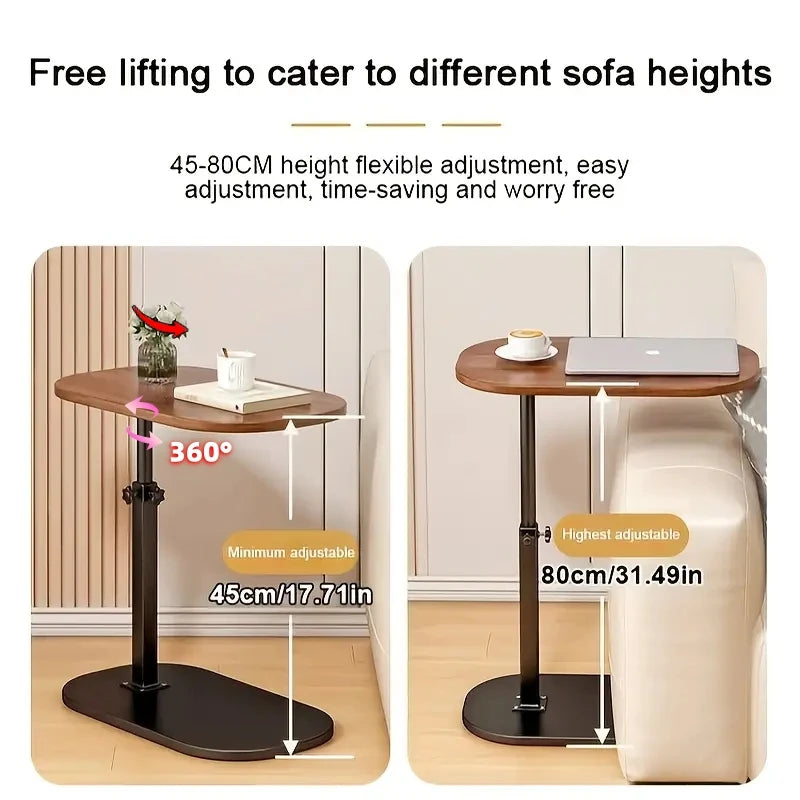 C-Shape Sofa Side Table for Home & Office