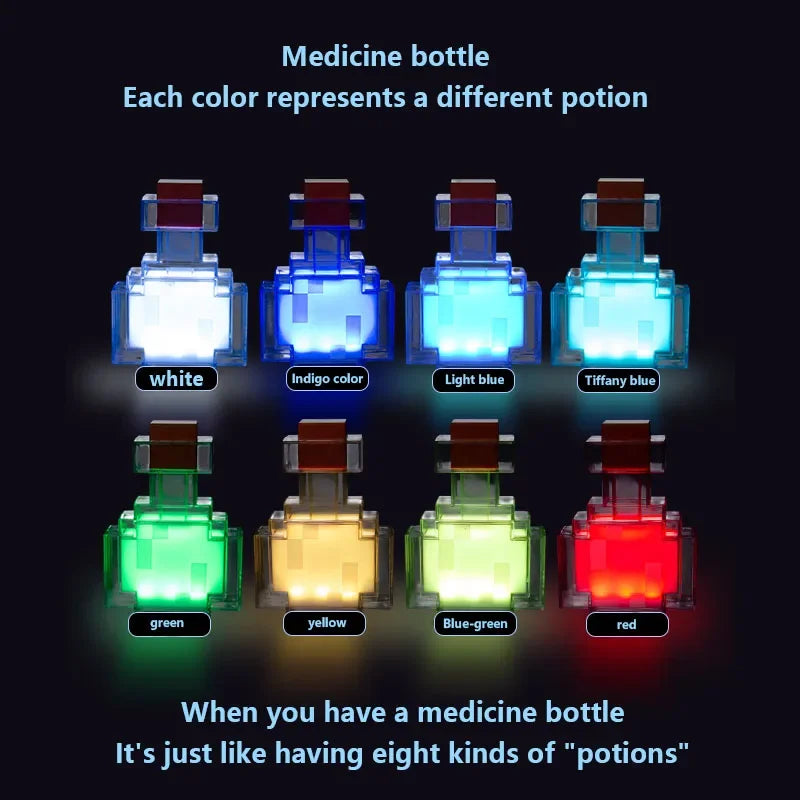 MC Game LED Night Light Toy Lamp for Kids