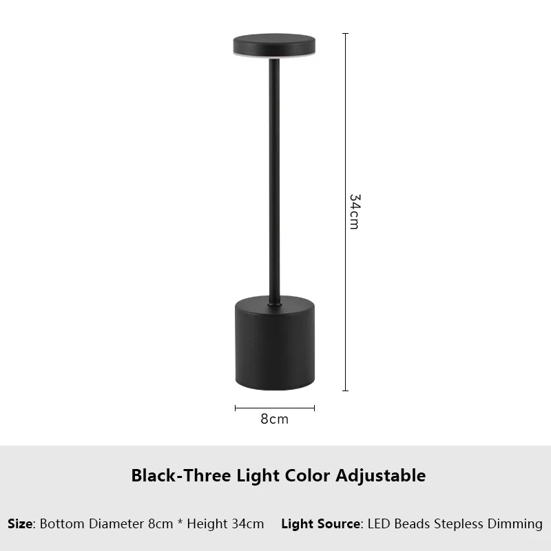 Rechargeable Touch LED Desk Lamp with USB Port