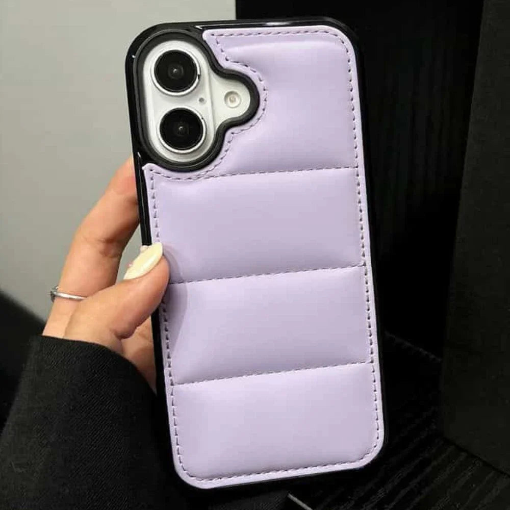 Shockproof Puffer Phone Case for iPhone 16 Series