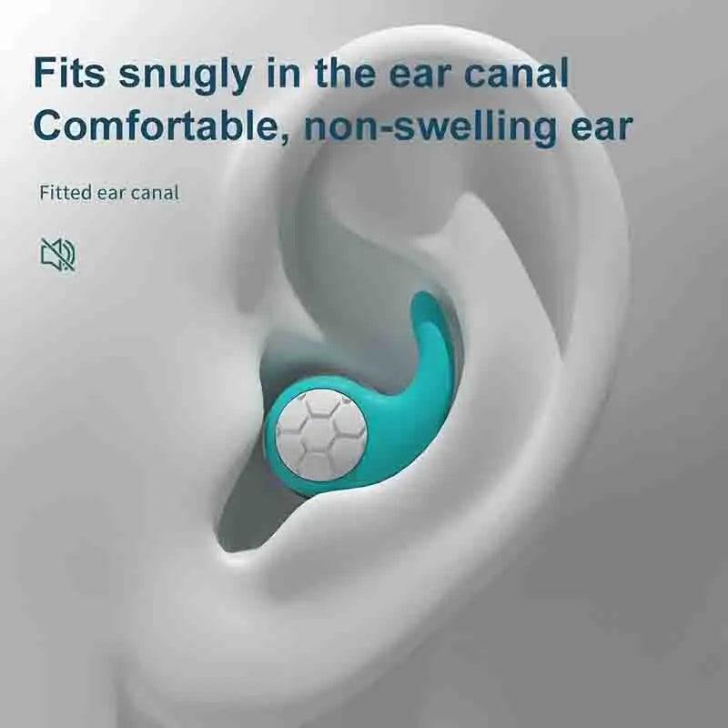 Silicone Noise Cancelling Earplugs for Sleeping & Swimming