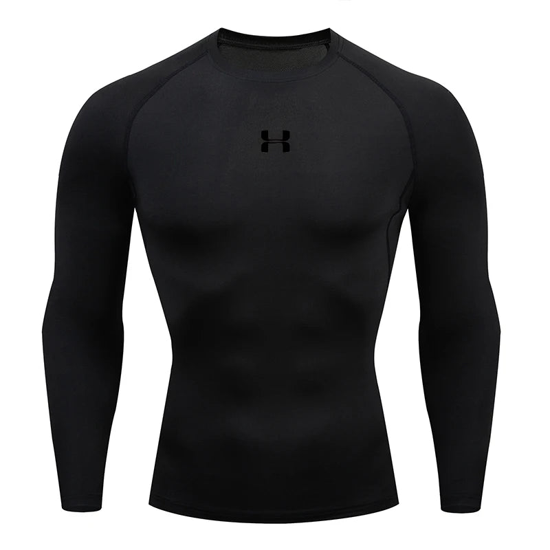 Men's Running Compression Long Sleeve Tee