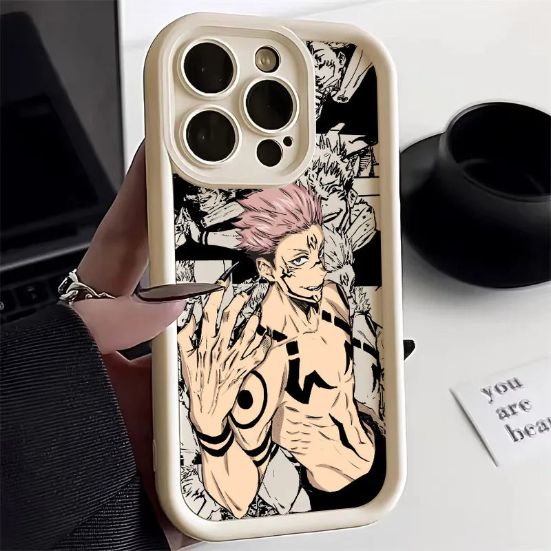 Silicone iPhone 17 Pro Max Anime Case - Jujutsu Kaisen