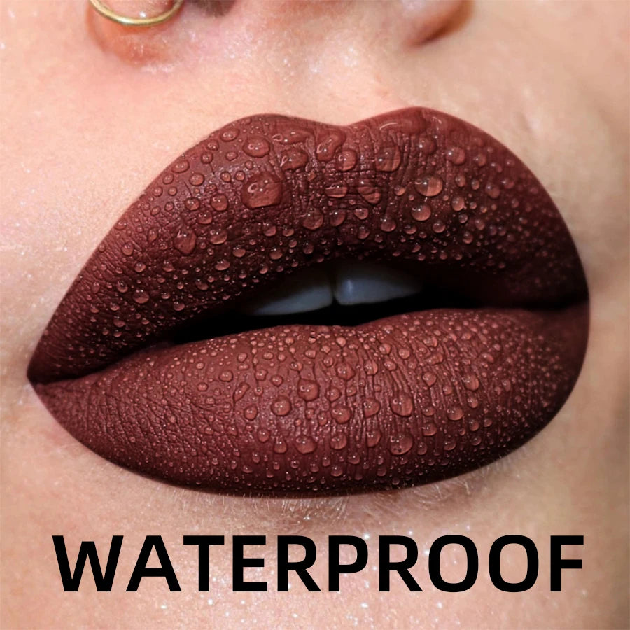 19 Colors Waterproof Matte Lip Gloss | Hydrating Lipstick