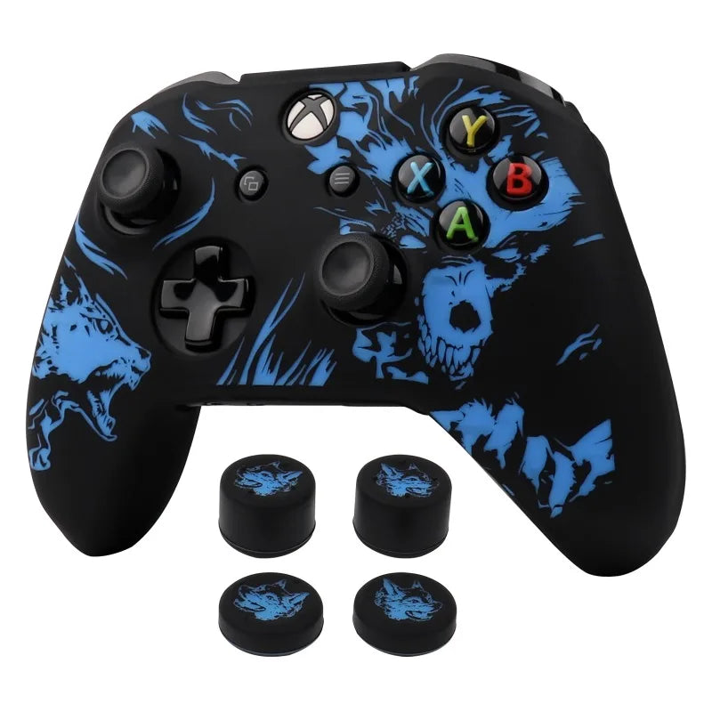 Xbox One S Soft Silicone Cover - Gamepad Joystick Accessories