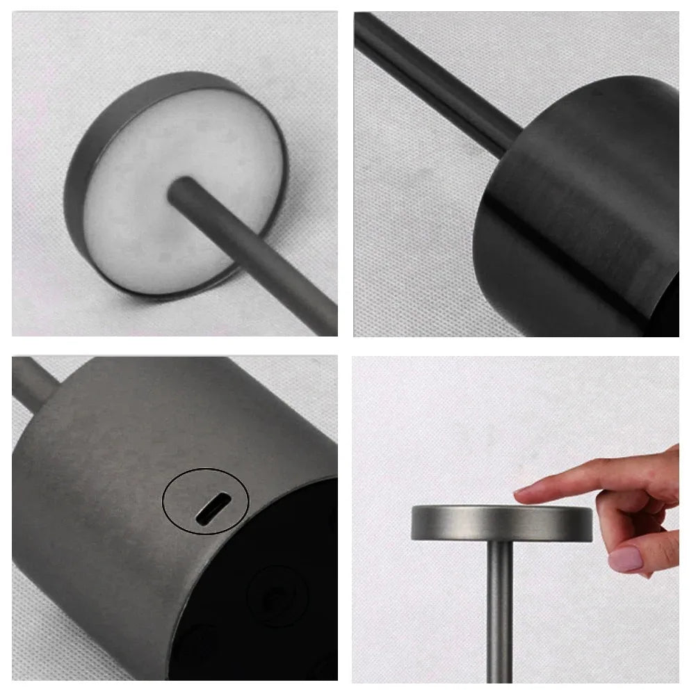 Rechargeable Touch LED Desk Lamp with USB Port