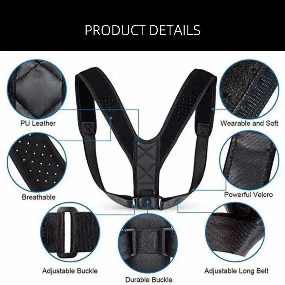 BeeChip Unisex Back Posture Correction Belt
