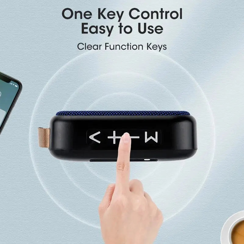 Portable Bluetooth Speaker with Card and FM Radio