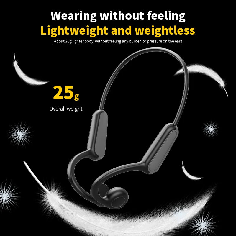 2025 Bone Conduction Bluetooth Earphones Waterproof Sport
