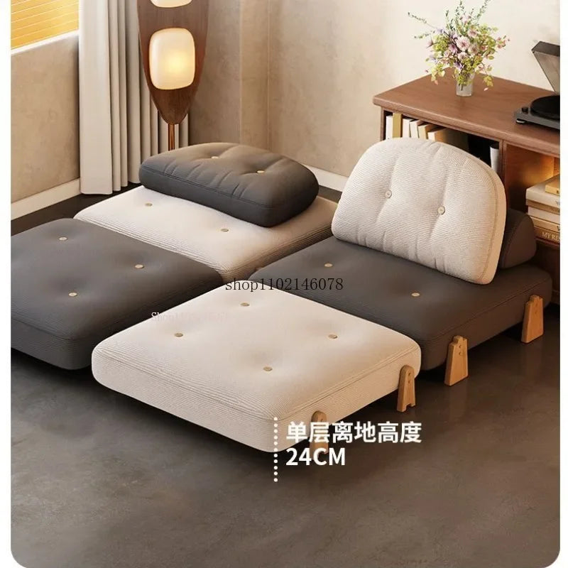 Modular Fabric Sofa Bed for Small Apartments