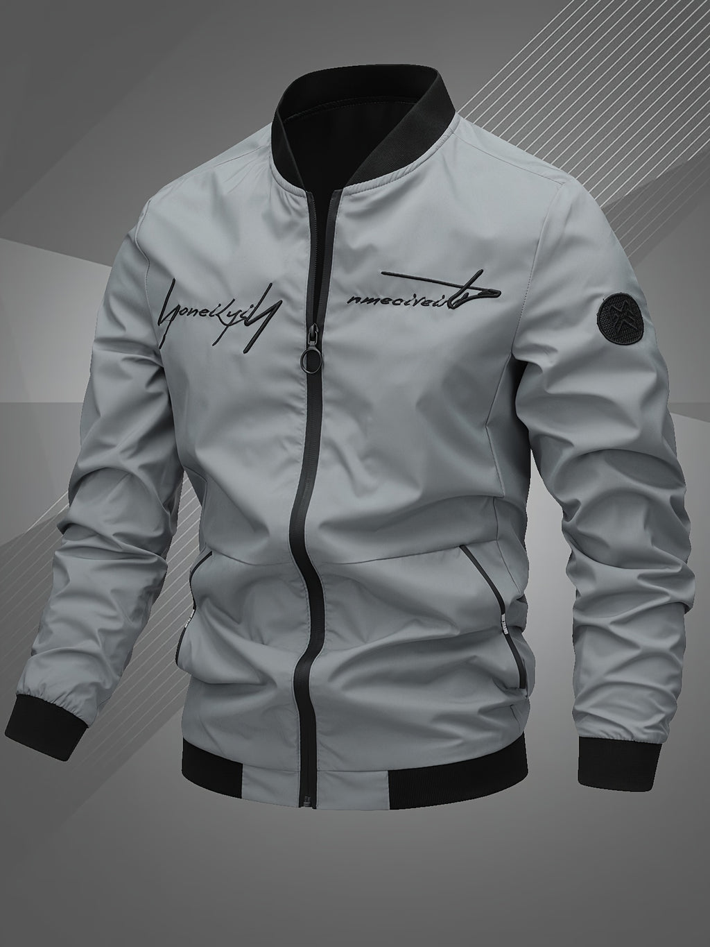 Men's Casual Bomber Jacket - Winter Fashion for Men