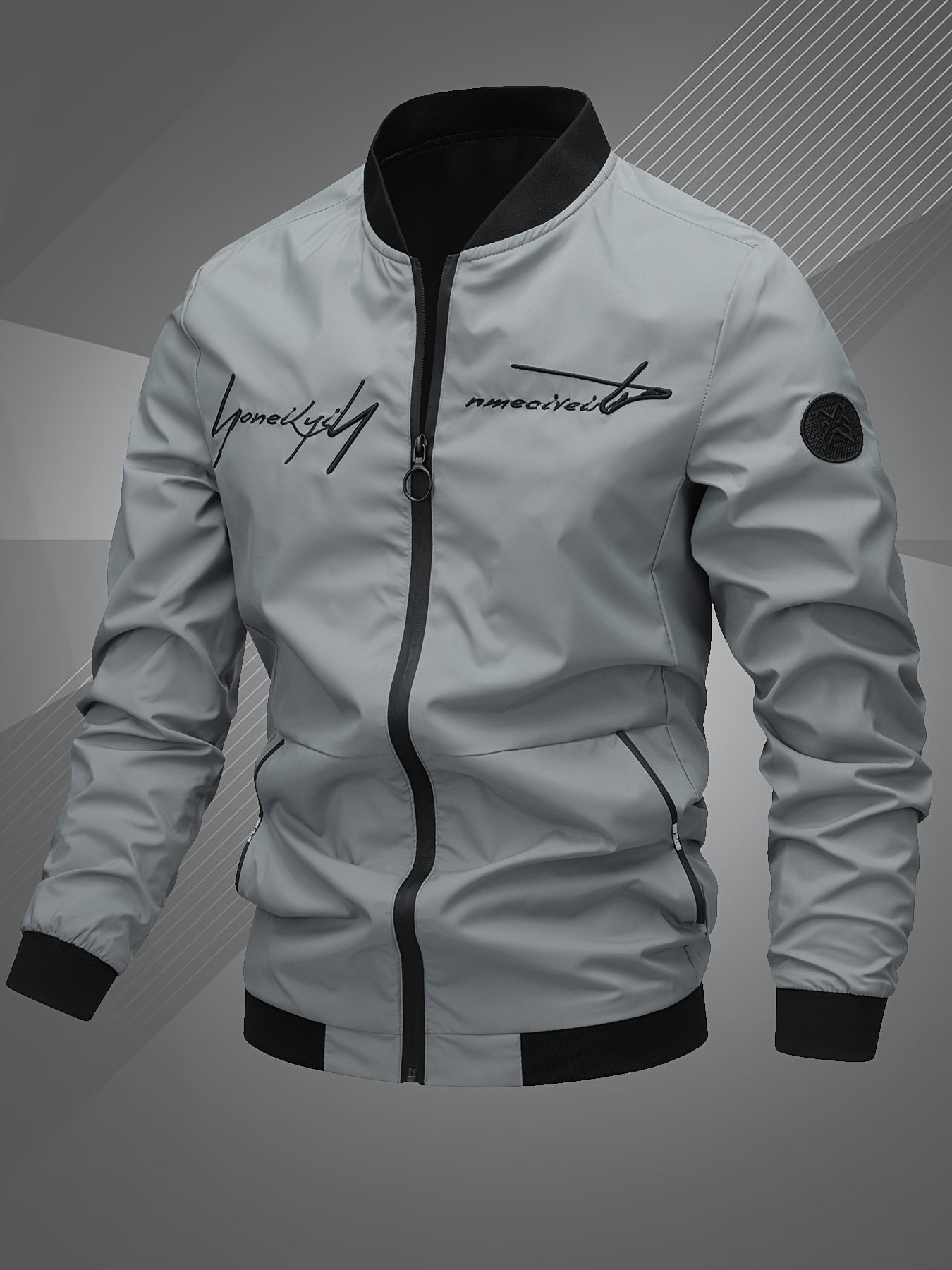 Men's Casual Bomber Jacket - Winter Fashion for Men