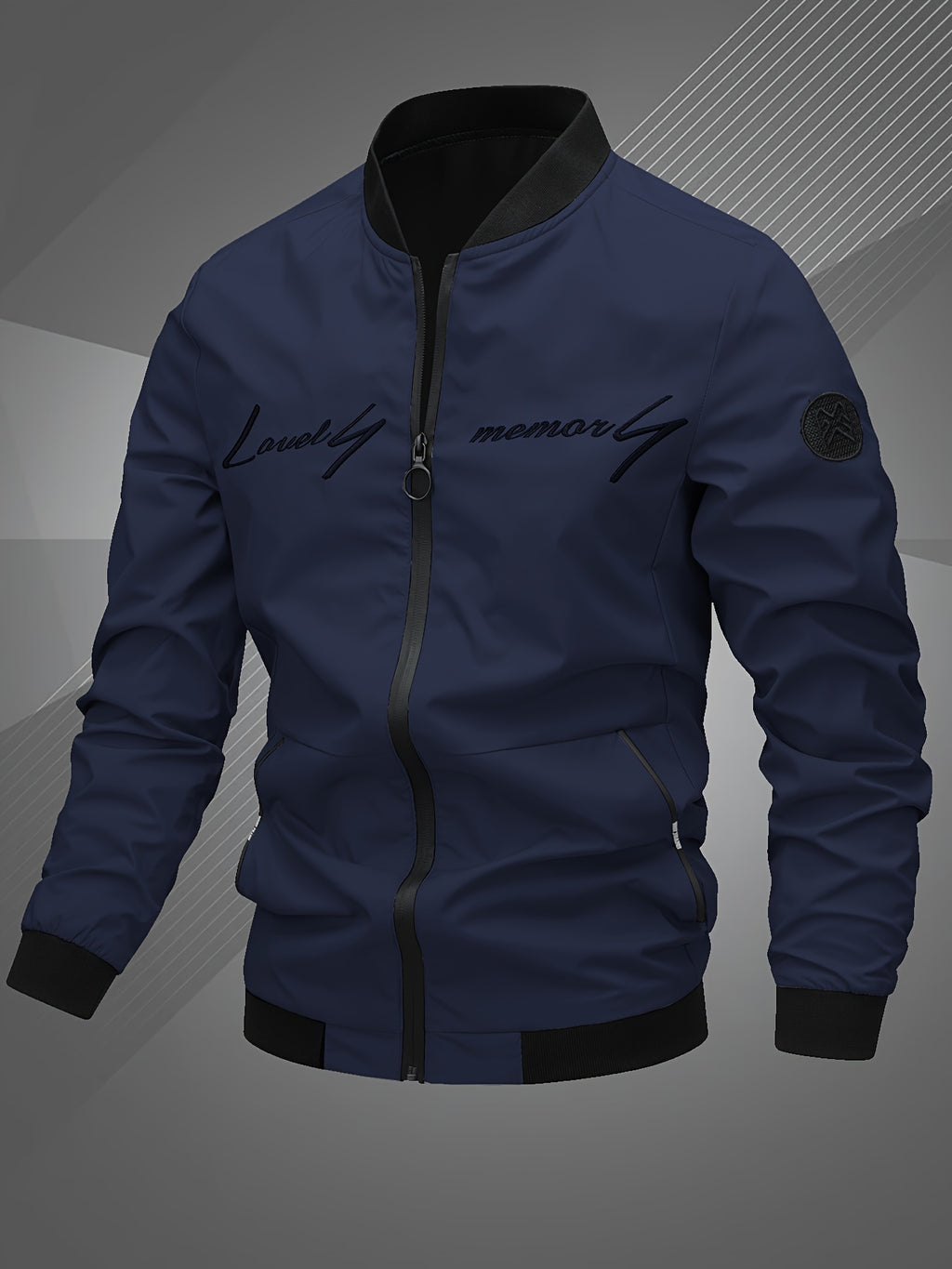 Men's Casual Bomber Jacket - Winter Fashion for Men