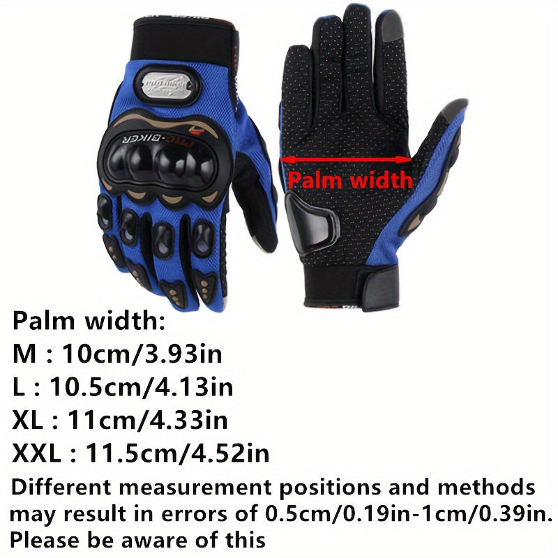 Unisex Breathable Touch Screen Cycling & Motorcycle Gloves