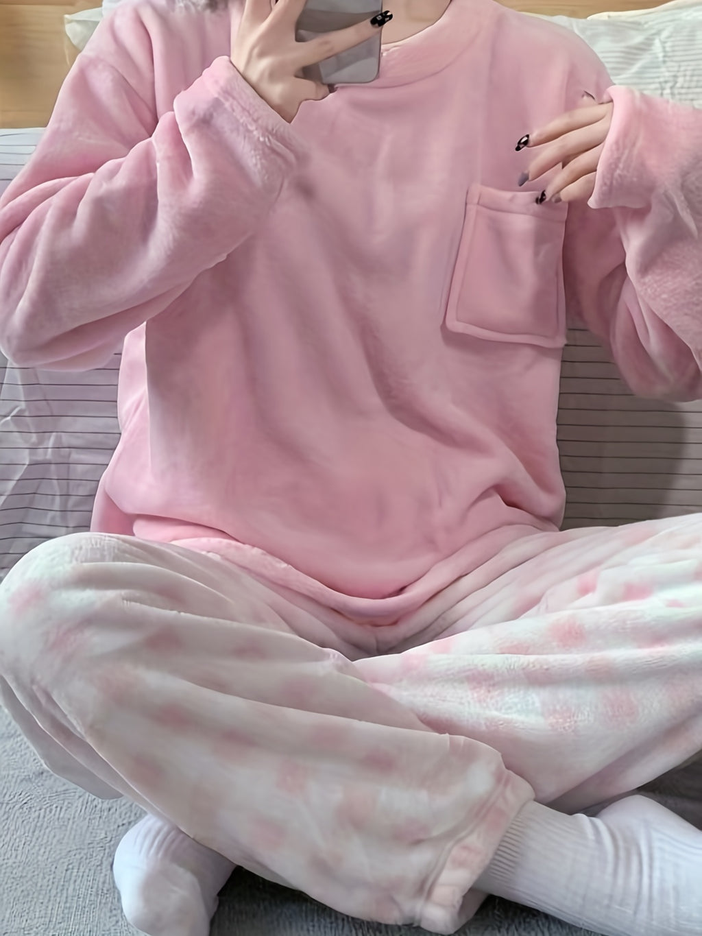 Velvet Pajama Set for Teens - Cozy Winter Wear