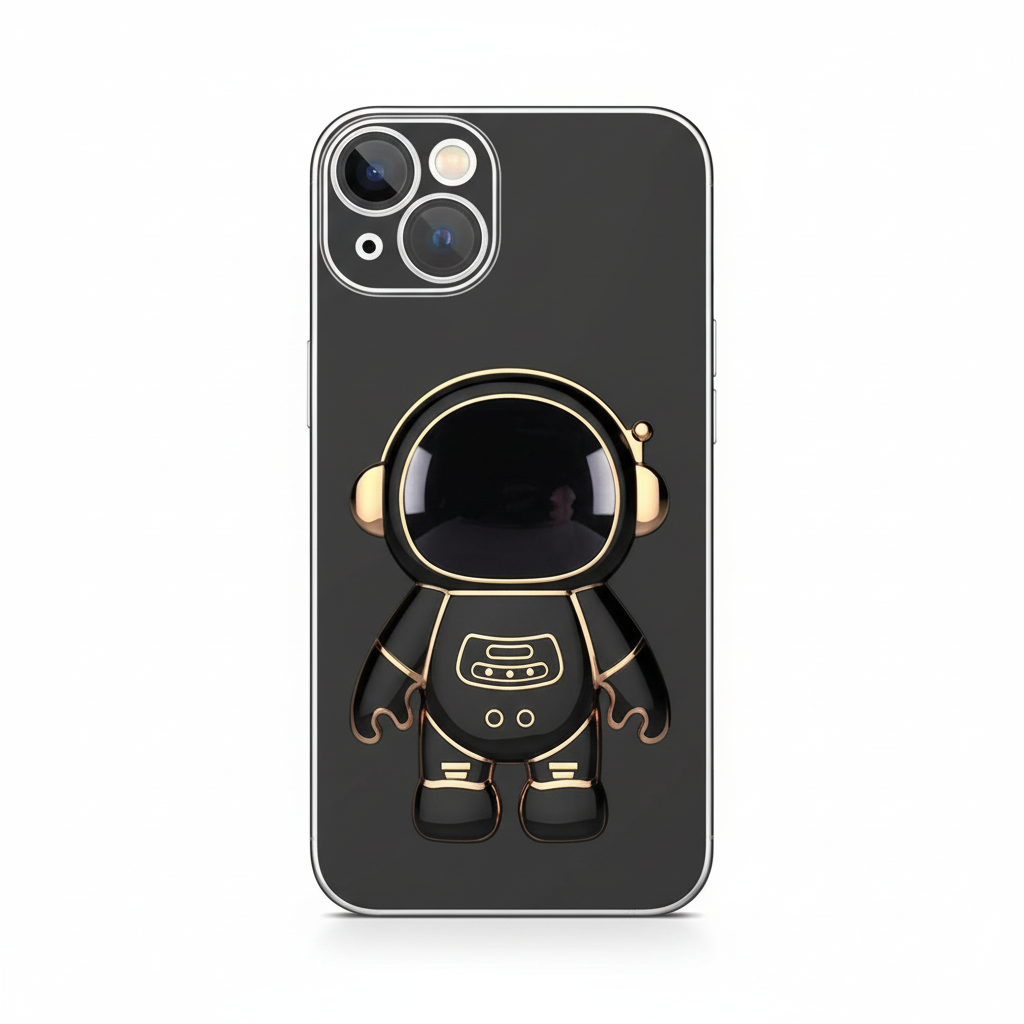 Black Astronaut iPhone Case