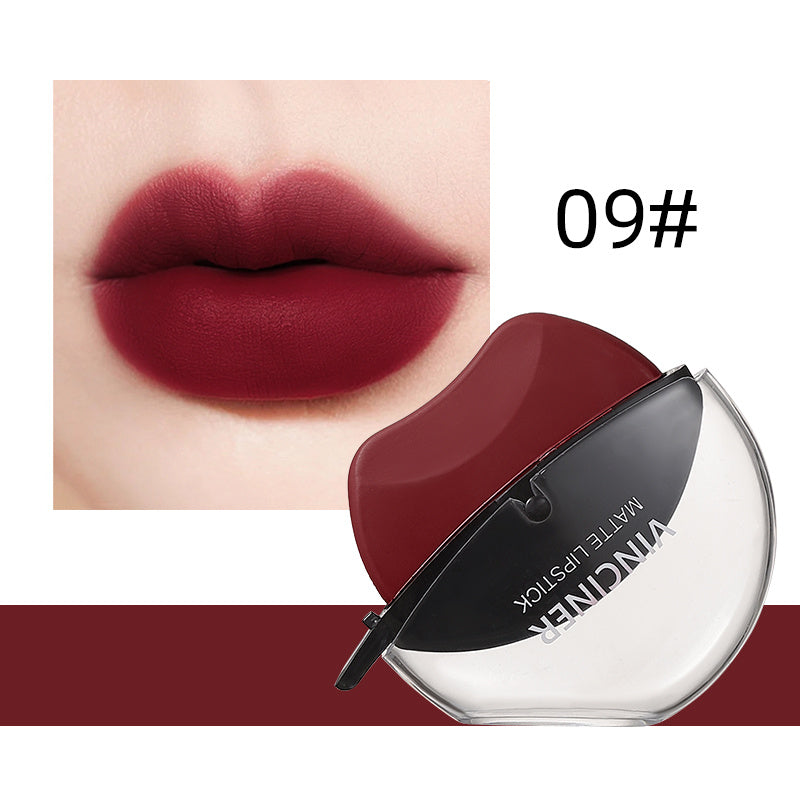 Long-lasting Matte Lipstick - 12 Waterproof Red Shades