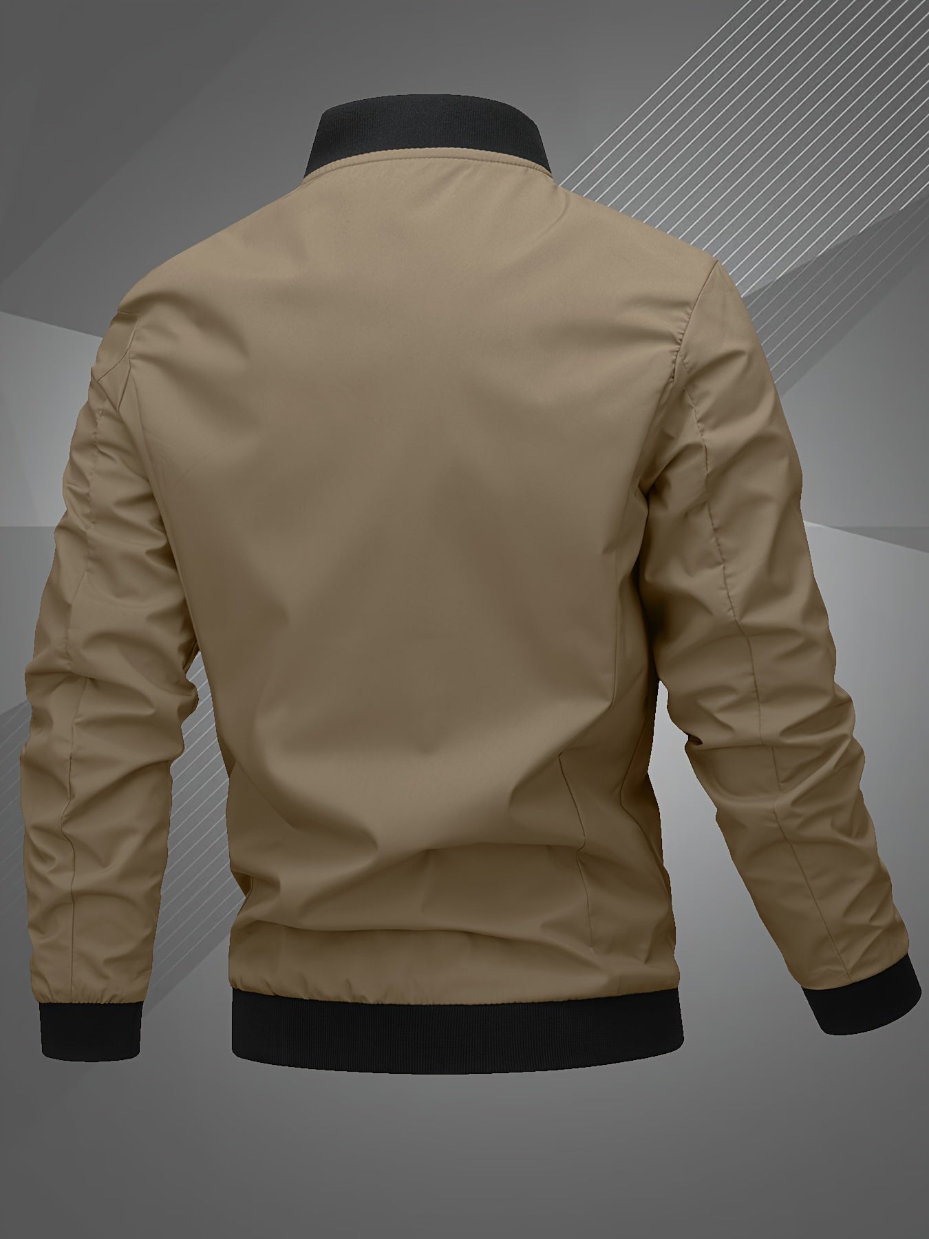 Men's Casual Bomber Jacket - Winter Fashion for Men