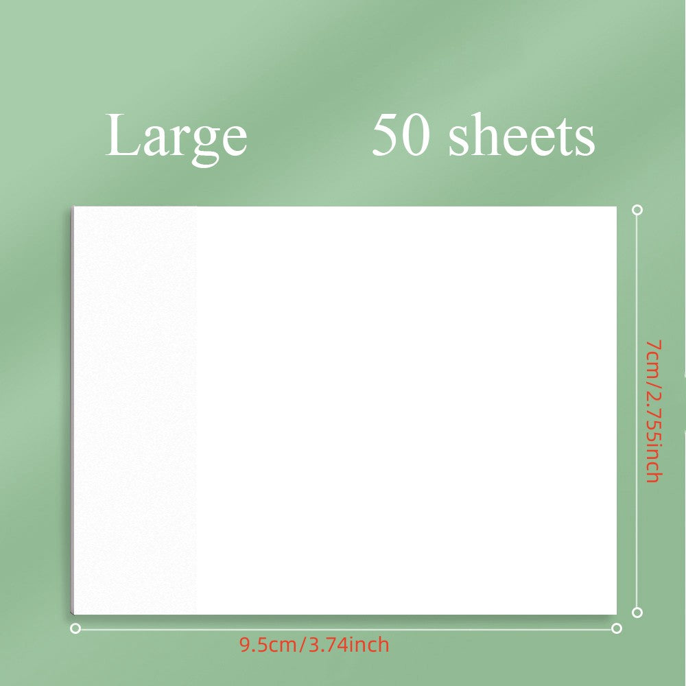 Transparent Sticky Note Pads for Journals & Office