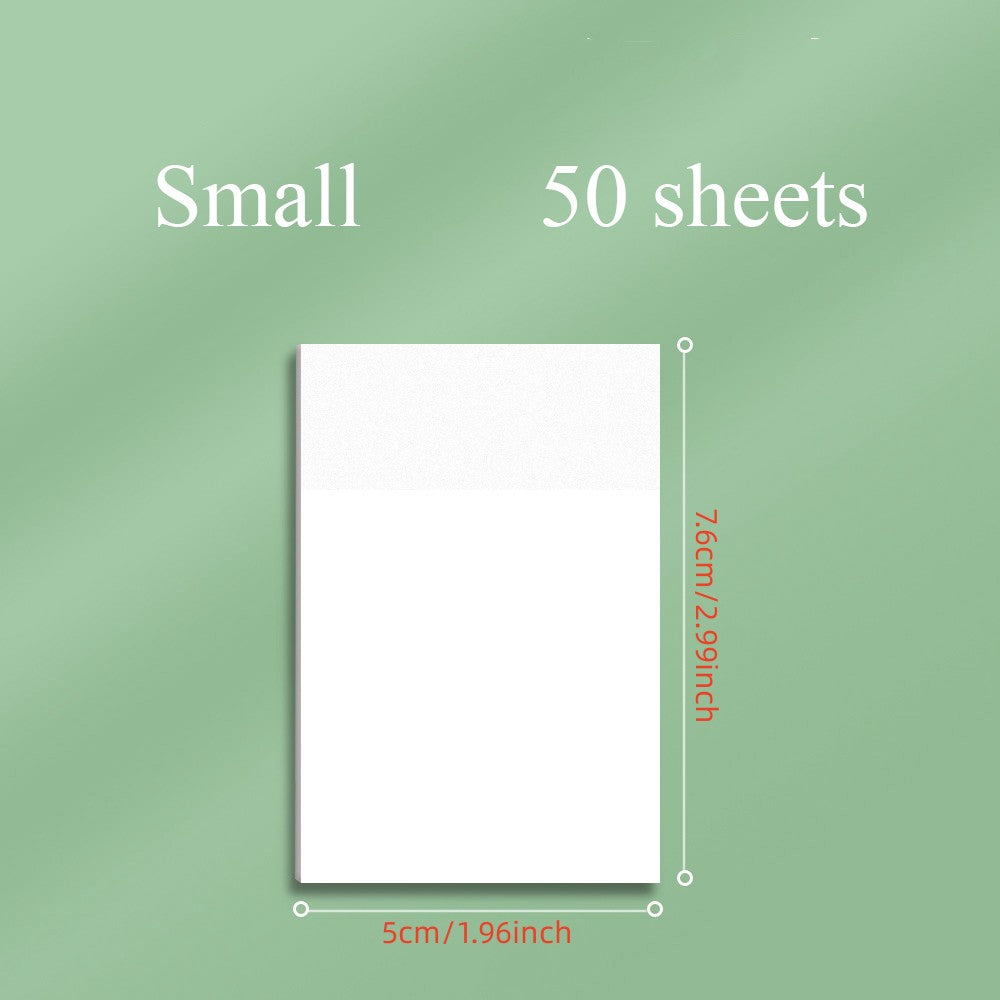 Transparent Sticky Note Pads for Journals & Office