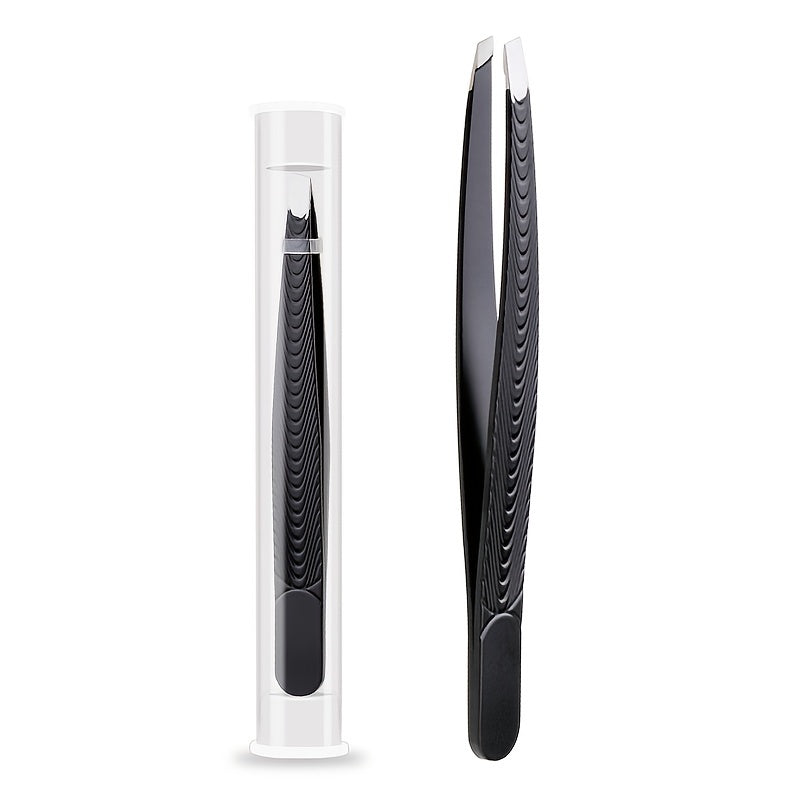 Eyebrow Tweezers Slant Tip for Easy Hair Grooming
