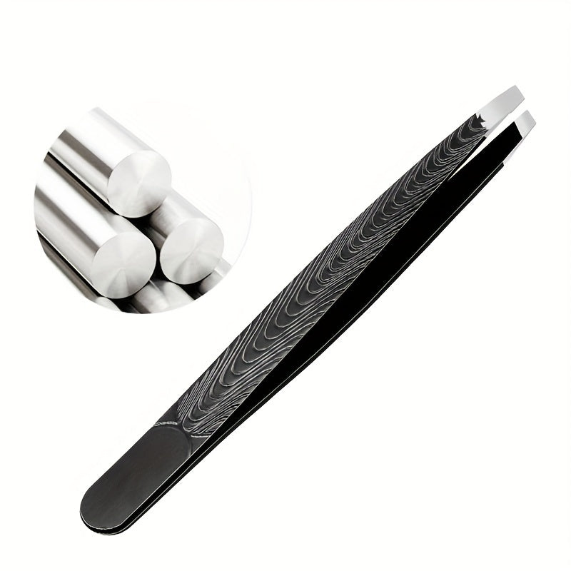 Eyebrow Tweezers Slant Tip for Easy Hair Grooming